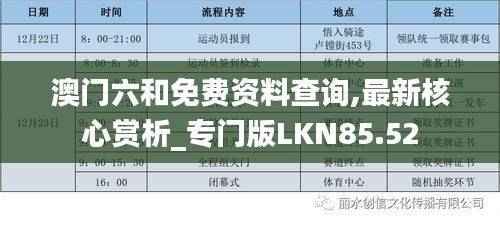 澳门六和免费资料查询,最新核心赏析_专门版LKN85.52