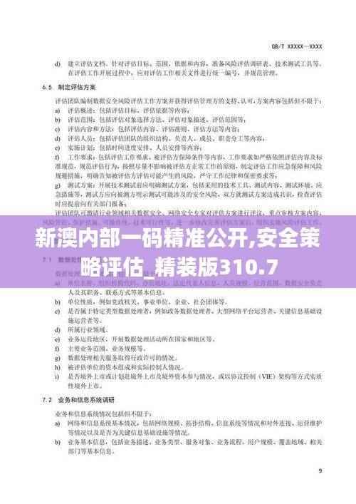 新澳内部一码精准公开,安全策略评估_精装版310.7