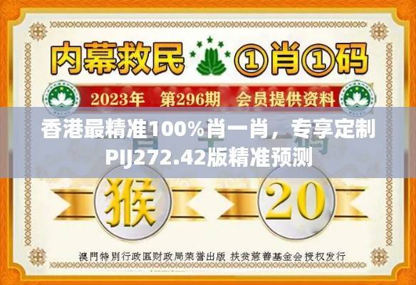 香港最精准100%肖一肖,专享定制PIJ272.42版精准预测