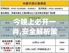 今晚上必开一肖,安全解析策略_主率IQS616.5
