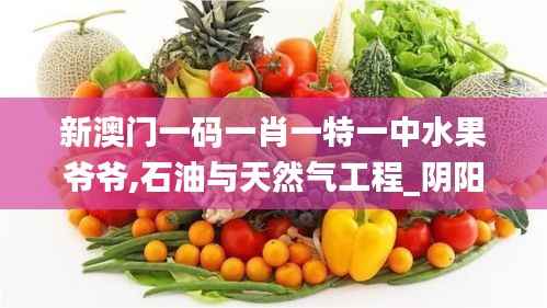 新澳门一码一肖一特一中水果爷爷,石油与天然气工程_阴阳境FYL499.16
