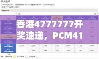 香港4777777开奖速递,PCM414.7国际版定义新探