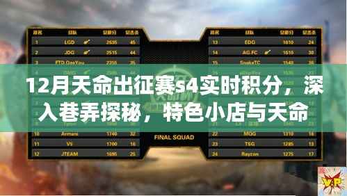 深入巷弄探秘,揭秘特色小店与天命出征赛s4实时积分背后的故事