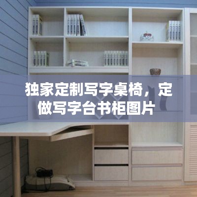 独家定制写字桌椅,定做写字台书柜图片
