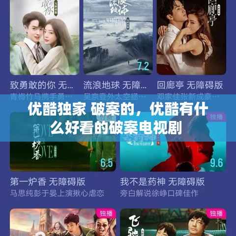 优酷独家 破案的，优酷有什么好看的破案电视剧 