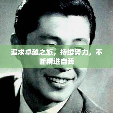 追求卓越之旅,持续努力,不断精进自我