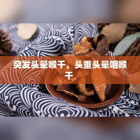 突发头晕喉干，头重头晕咽喉干 